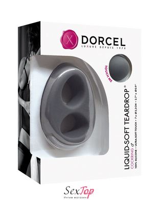 Эрекционное кольцо Dorcel Liquid-Soft Teardrop для члена и мошонки, soft-touch силикон SO2346 фото