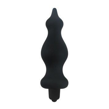 Анальна пробка з вібрацією Adrien Lastic Bullet Amuse Black, макс. діаметр 3,9 см, Черный - 1