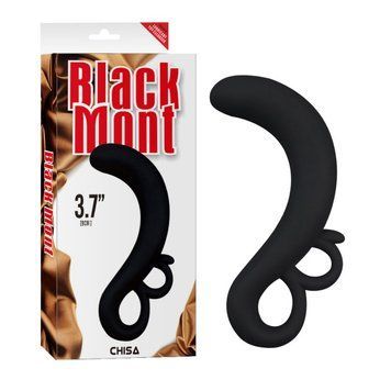 Масажер простати чорний силіконовий Chisa Two-Finger G-Spot Plug, Черный - 1