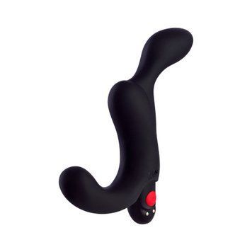 Масажер простати Fun Factory DUKE black, стимуляція промежини, знімна віброкуля,  - 1
