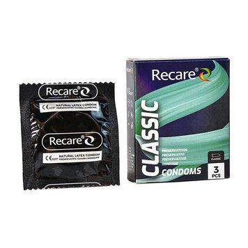 Презервативи Holographic Recare Classic Condoms 3 шт, класичні,  - 1