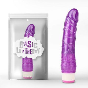 Вибратор реалистичный гелевый фиолетового цвета Chisa Wild Penetrator, Фиолетовый - 1