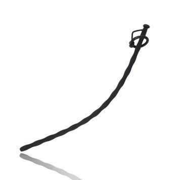 Уретральная силиконовая трубка черного цвета Bdsm4u urethral tube, Черный - 1