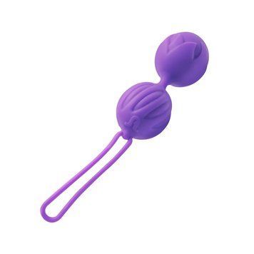 Вагинальные шарики Adrien Lastic Geisha Lastic Balls Mini Violet (S), диаметр 3,4см, масса 85г, Темно-лиловый - 1