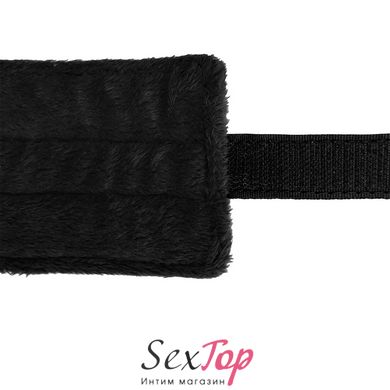 Набор ошейник с поводком и маска Art of Sex - Soft Touch Light, Черный SO5158 фото