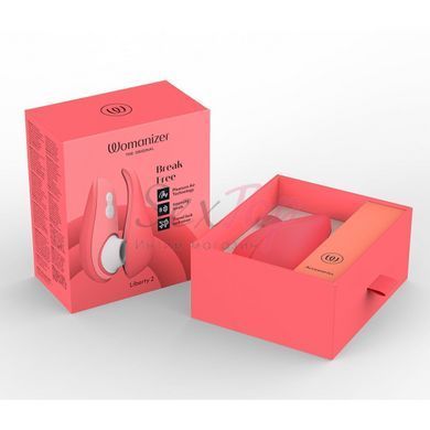 Вакуумний кліторальний стимулятор Womanizer Liberty 2 Vibrant Rose - фото товару 8