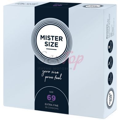 Презервативы Mister Size - pure feel - 69 (36 condoms), толщина 0,05 мм &mdash;  фото товара 2