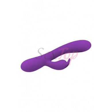 Вибратор-кролик Wooomy Gili-Gili Vibrator with Heat Purple, отросток с ушками, подогрев до 40&deg;С &mdash;  фото товара 2