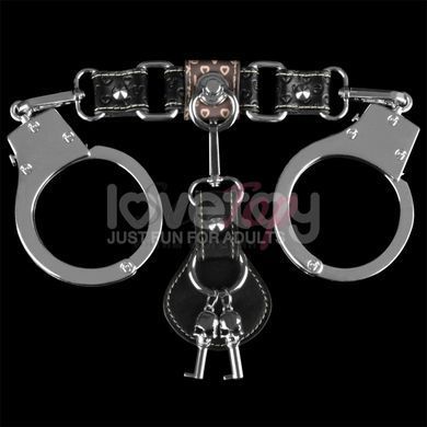 Стильные наручники Rebellion Reign Heavy Metal Handcuffs Silver &mdash;  фото товара 3