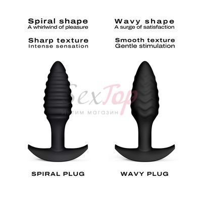 Анальная пробка Dorcel WAVY PLUG, диаметр 3 см, силикон &mdash;  фото товара 4