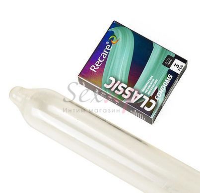 Презервативы Holographic Recare Classic Condoms 3 шт, классические &mdash;  фото товара 4