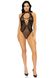 Leg Avenue Net and lace halter bodysuit OS Black - SO7898 6