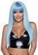 Длинный голубой парик Leg Avenue Long straight bang wig Blue, гладкий, 61 см &mdash; фото 1 из 2
