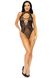 Leg Avenue Net and lace halter bodysuit OS Black - SO7898 8