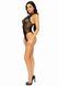 Leg Avenue Net and lace halter bodysuit OS Black - SO7898 10