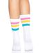 Носки женские в полоску Leg Avenue Pride crew socks Pansexual, 37–43 размер SO8585 фото 2
