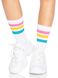 Носки женские в полоску Leg Avenue Pride crew socks Pansexual, 37–43 размер SO8585 фото 3