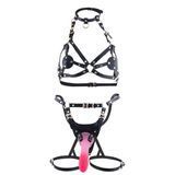 Сбруя зі страпоном LOCKINK SEVANDA Queen Sheba Set with Pink Dildo,  - 1