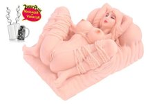 Мастурбатор міні-лялька Kokos Erica Deluxe з вібрацією і масажем, один вхід: вагіна SO2487 фото