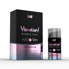 Рідкий вібратор Intt Vibration Bubble Gum (15 мл) (без пакування!!!) SO3348-R фото
