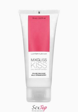 Лубрикант на водной основе MixGliss KISS Wild Strawberry (70 мл) Дикая Клубничка SO1620 фото