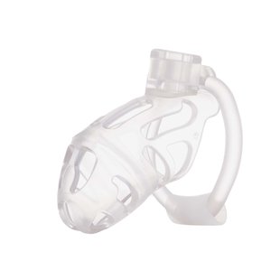 Клетка для пениса LOCKINK SEVANDA Plastic Penis Chastity Cage - Transparent - SX0871