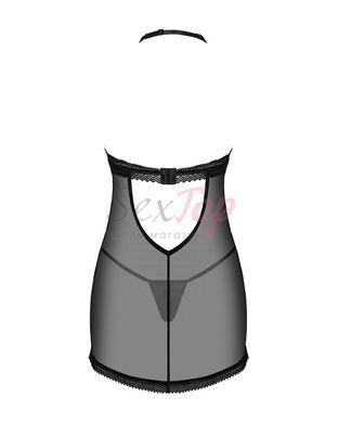 Пеньюар Obsessive Medilla chemise & thong M/L - фото товару 4