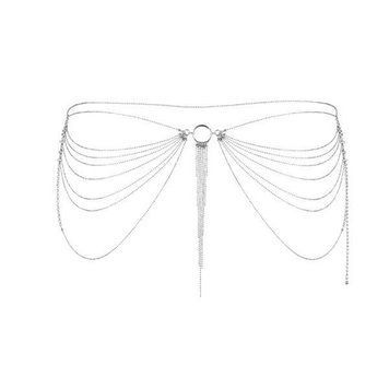 Цепочка трусики или лиф Bijoux Indiscrets Magnifique Waist Chain - silver, украшение на тело, Серебристый - 1