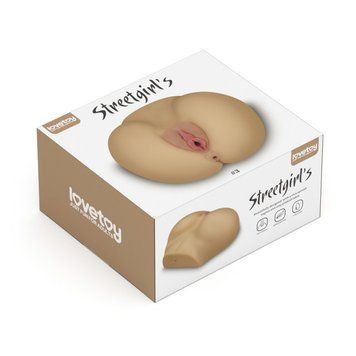 Мастурбатор вагина и анус телесного цвета Lovetoy Streetgirls 3, Телесный - 1
