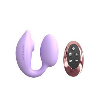 Віброяйце з вакуумною кліторальною стимуляцією Love To Love Wonderlover VIVA MAUVE,  - 1