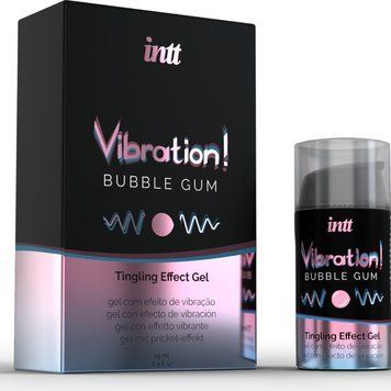 INTT - POWERFUL INTIMATE STIMULANT LIQUID VIBRATING GUM GUM 15ML,  - 1