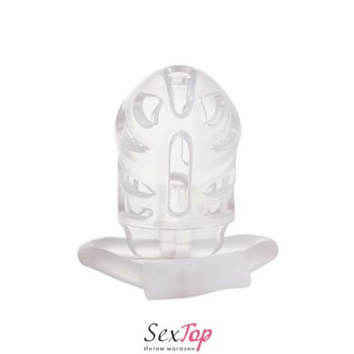 Клетка для пениса LOCKINK SEVANDA Plastic Penis Chastity Cage - Transparent - SX0871