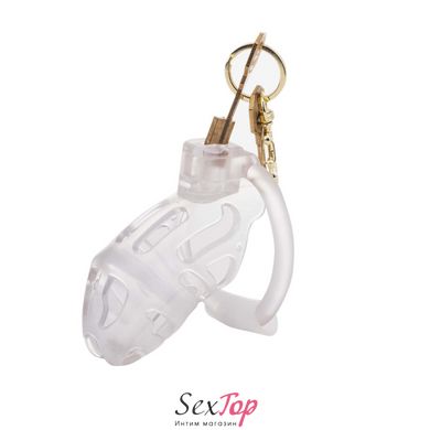 Клетка для пениса LOCKINK SEVANDA Plastic Penis Chastity Cage - Transparent - SX0871