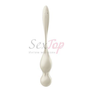 Вагинальные шарики с вибрацией Satisfyer Love Birds 1 Connect App White &mdash;  фото товара 3