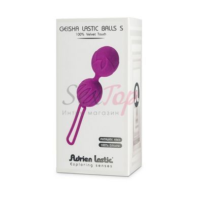 Вагинальные шарики Adrien Lastic Geisha Lastic Balls Mini Pink (S), диаметр 3,4 см, масса 85 г &mdash;  фото товара 3