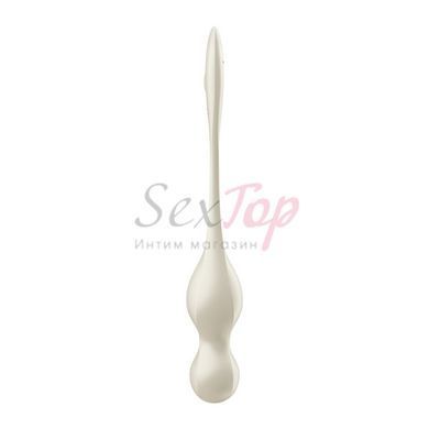 Вагинальные шарики с вибрацией Satisfyer Love Birds 1 Connect App White &mdash;  фото товара 2