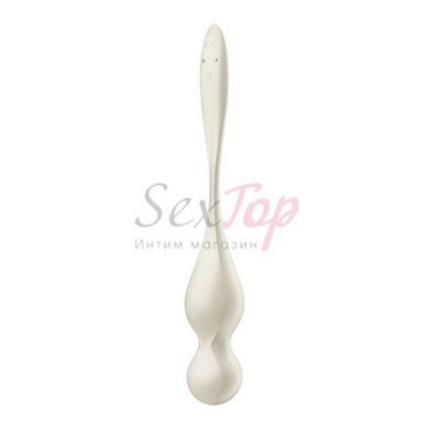 Вагинальные шарики с вибрацией Satisfyer Love Birds 1 Connect App White &mdash;  фото товара 4