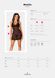 Пеньюар Obsessive Medilla chemise & thong M/L &mdash; фото 5 з 7