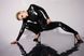 Комбинезон Noir Handmade F319 Caged wetlook catsuit with zippers and ring - S &mdash; фото 4 из 8