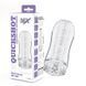 Мастурбатор для мужчин с вакуумным эффектом прозрачного цвета Chisa MX Quickshot Portable Cup Engorged &mdash; фото 1 из 2