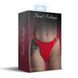 Трусики из натуральной кожи Feral Feelings - String Bikini Red &mdash; фото 4 из 4