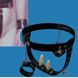 Чорний жіночий пояс вірності з двома пробками та наручниками IXI140011 фото 1
