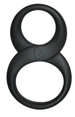 Эрекционное кольцо Rocks Off 8 Ball Black для члена и мошонки, эластичное RO2071 фото
