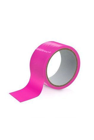Скотч для бондажа Fetish Tentation Fuchsia (15м), не липнет к коже и волоскам, только сам к себе &mdash;  фото товара 1