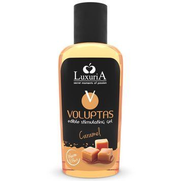 Массажный гель Luxuria Voluptas Edible Warming Effect Caramel, 100мл,  - 1