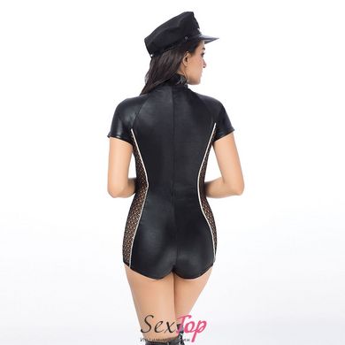 Эротический костюм полицейской "Строгая Лекси" One Size Black SO3694 фото