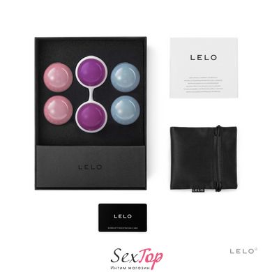 Набор вагинальных шариков LELO Beads Plus, диаметр 3,5 см, изменяемая нагрузка, 2х28, 2х37 и 2х60 г SO8084 фото