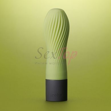 Вібратор IROHA ZEN Matcha з ніжною ребристою поверхнею - фото товару 7