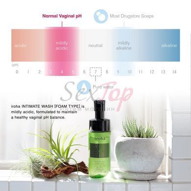 Піна для інтимного догляду Iroha Intimate Wash Foam Type Bergamot and Bitter Orange 150 мл,  - 5