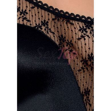 Распродажа!!! Боди-монокини с глубоким декольте PETRA BODY black XXL/XXXL &mdash; Passion Exclusive, Черный - 3